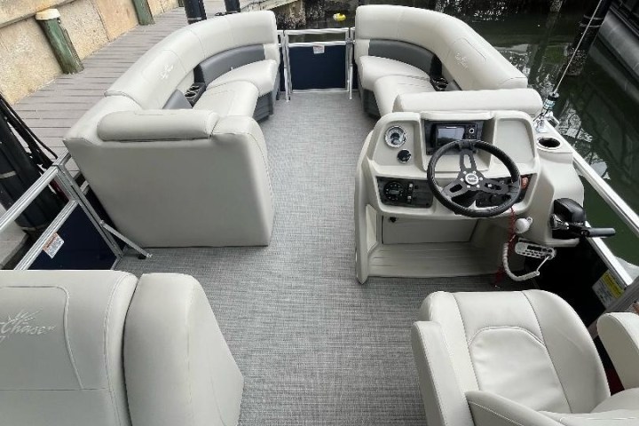 a car parked in a room